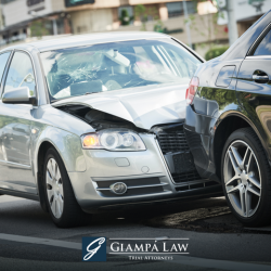 Rear-end collision between two cars in Yonkers, NY